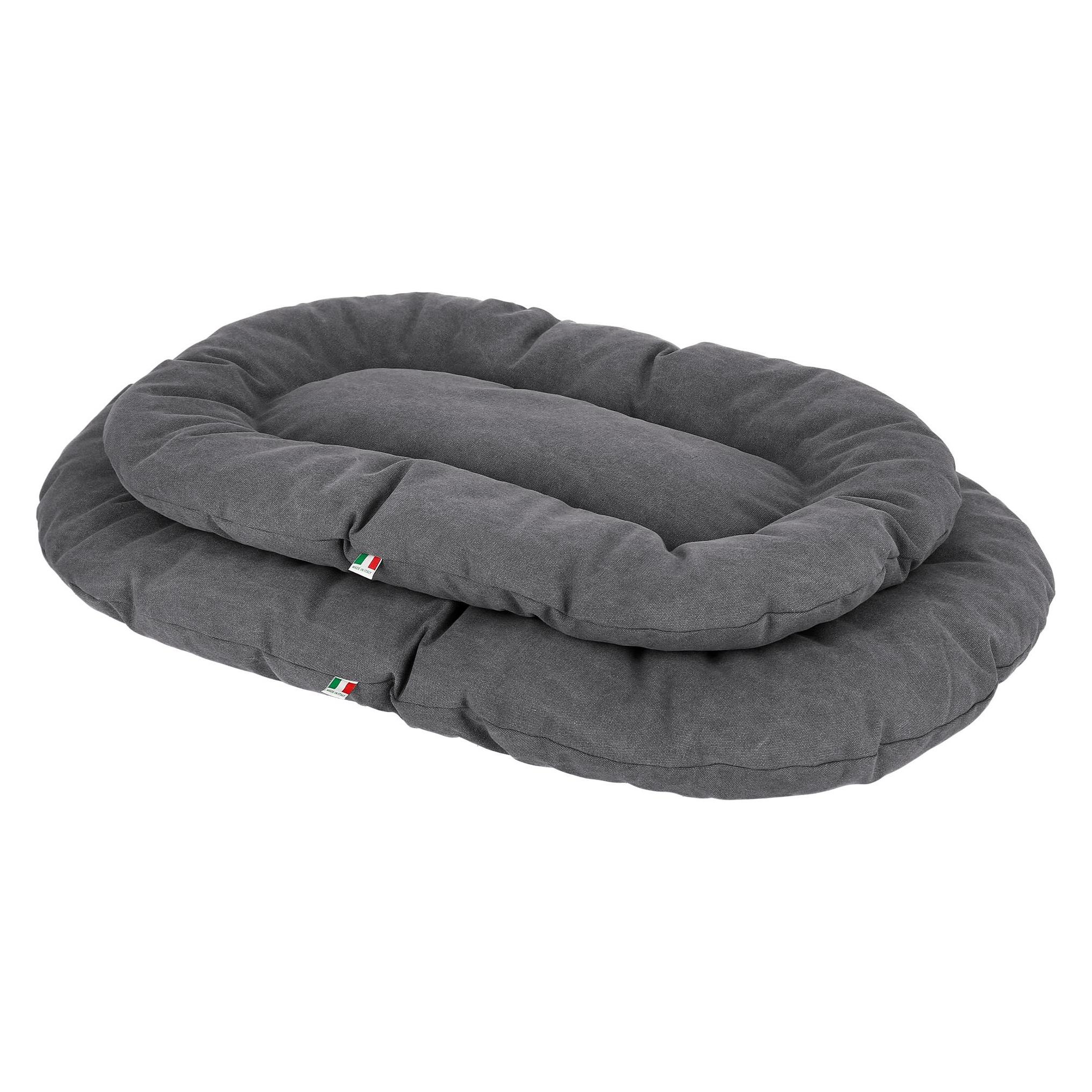 Kerbl Ligbedkussen Lucca grijs, 99x66 cm (Hond, Kat), Hondenbed + Kattenbed