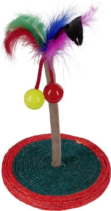 Produktbild Kerbl Palme auf Sisalboden mit 2 Bällen, 33 cm (Kratzspielzeug Katze)