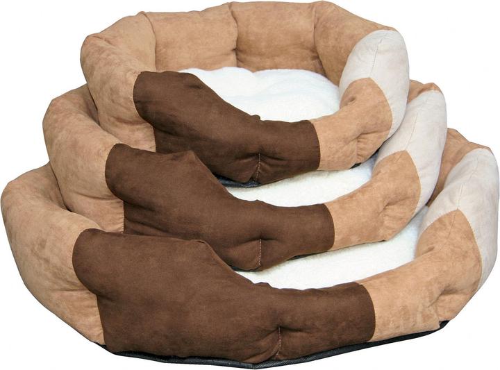 Produktbild Kerbl Liegebett AMY 71 x B 64 cm braun/beige (Hund, Katze)