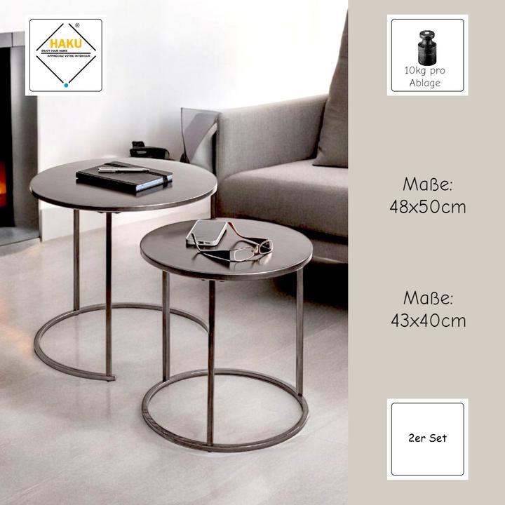 Image du produit HAKU Möbel Beistelltisch 2er Set