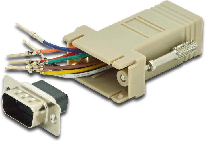 Produktbild Digitus Adapter, DB9,modular DB9m (0.09 m)