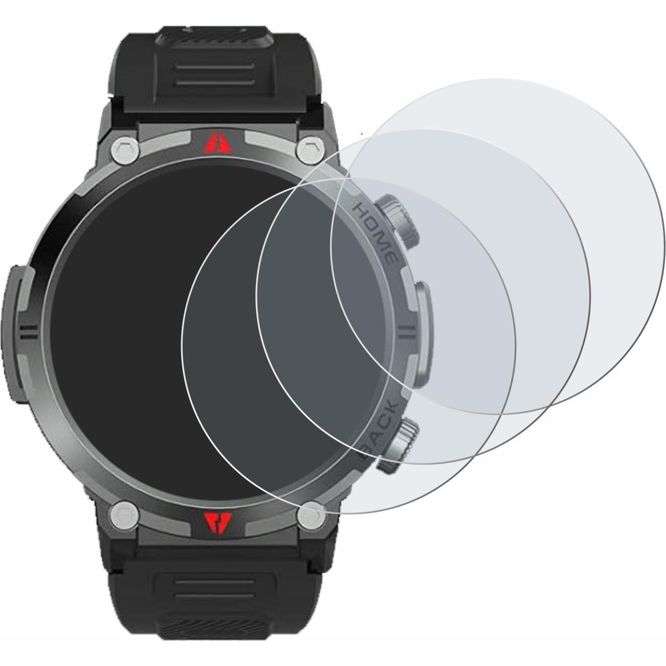 Thumbnail - BROTECT Entspiegelungsfolie Displayschutz Displayschutzfolie Folie Matt, Smartwatch Schutzfolie, Schwarz