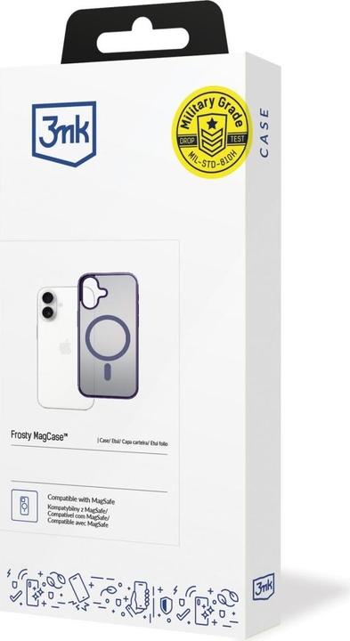 Produktbild 3MK Etui Frosty MagCase do Apple iPhone 17 fioletowy (Apple iPhone 17)