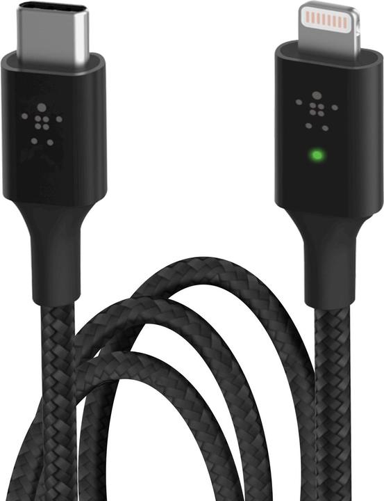 Immagine prodotto Belkin Cavo di ricarica USB Boost Charge LED USB-C - Lightning 1,2 m (1.20 m, USB 3.2 Gen 1)
