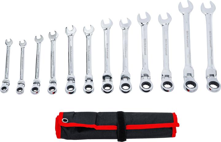 Produktbild BGS Ratschenring-Maulschlüssel-Satz (10 mm, 11 mm, 12 mm, 13 mm, 14 mm, 15 mm, 16 mm, 17 mm, 18 mm, 19 mm, 8 mm, 9 mm)