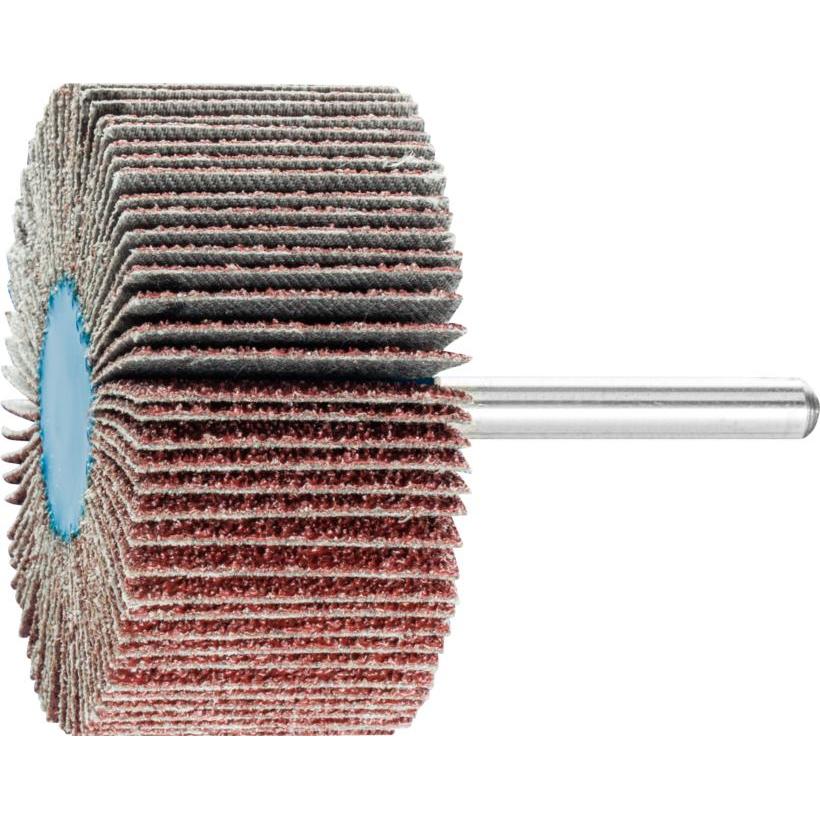 Pferd, Schleifmittel, Fächerschleifer Ø60xH30mm Körnung 40 Aluminium Schaft-Ø 6 mm (40)