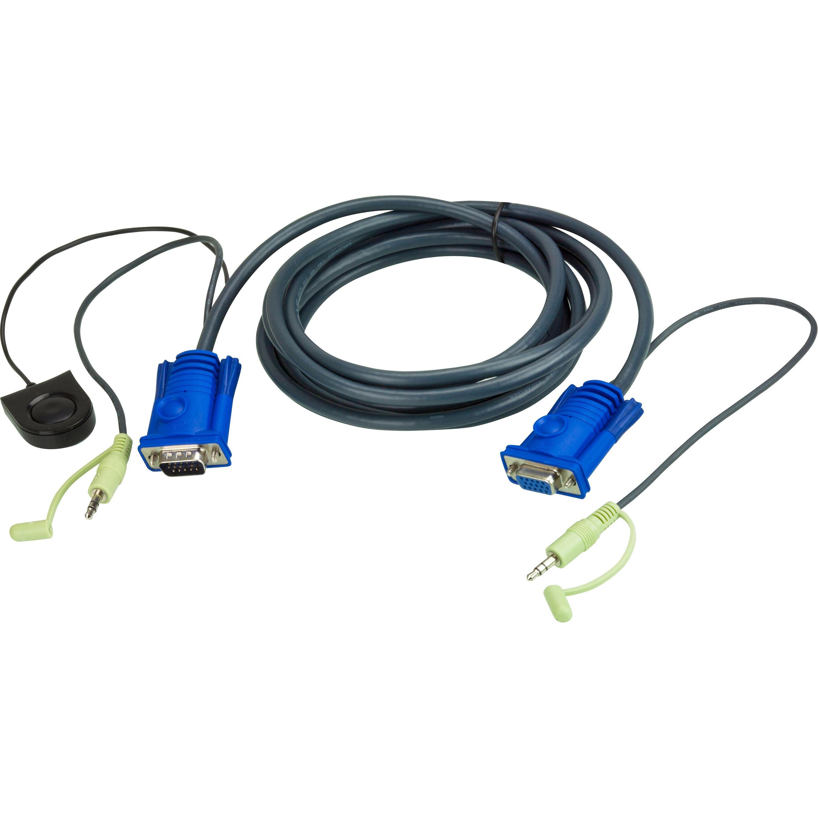 Aten Port Switching VGA Cable -5205B, KVM-Switch Kabel