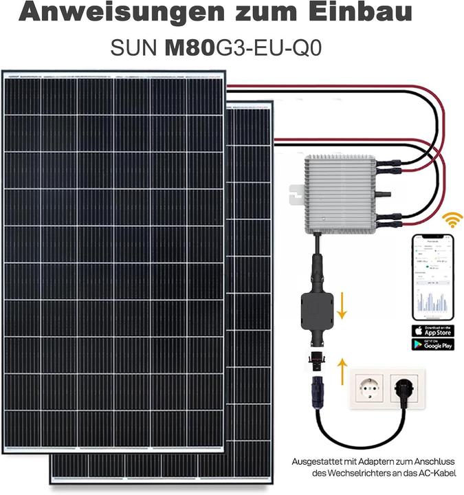 Produktbild Deye Mikrowechselrichter