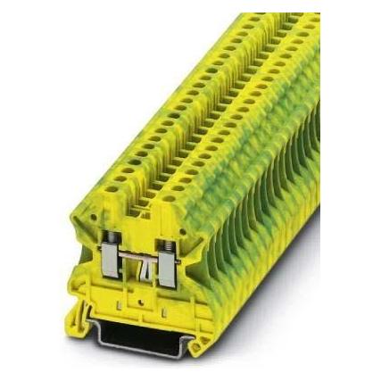 Phoenix Contact PHOE beschermgeleider dubbeldeks klemmenblok, Kabels + Stekkers, Geel, Groen