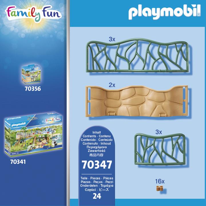 Produktbild Playmobil Erlebnis-Zoogehege (70347, Playmobil Family Fun)