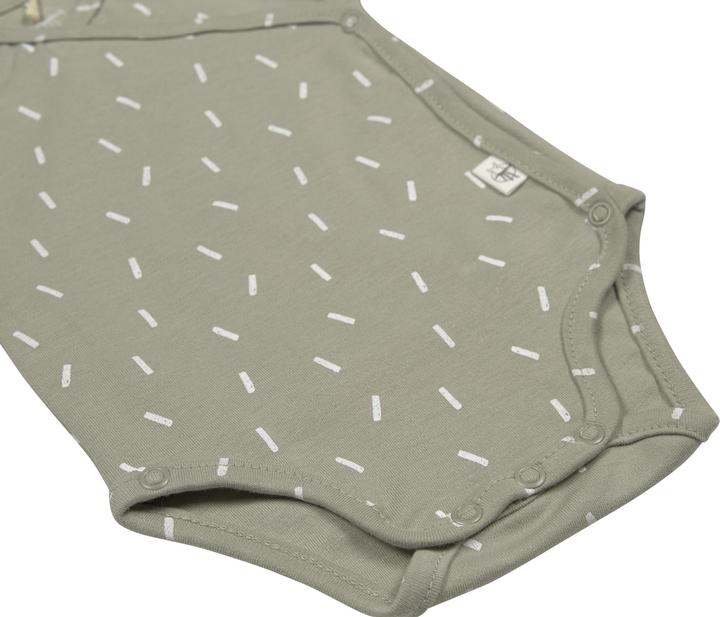 Produktbild Lässig Kurzarm-Body Speckles Olive Gr. 50/56 (50, 56)