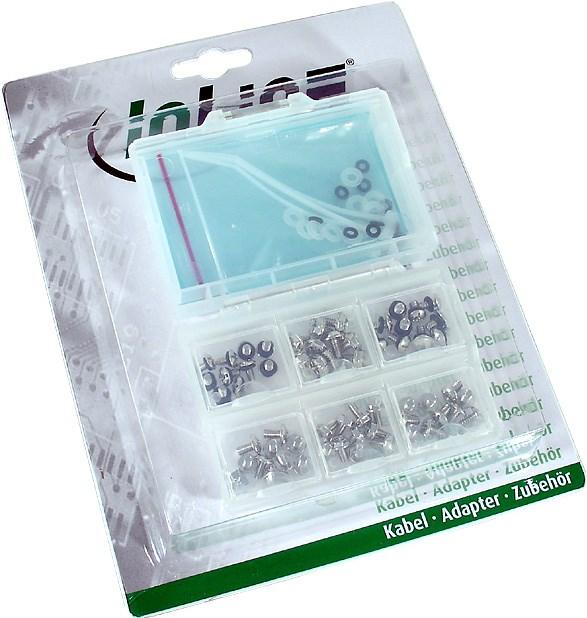 Produktbild InLine PC-Schraubenset, 83-teilig