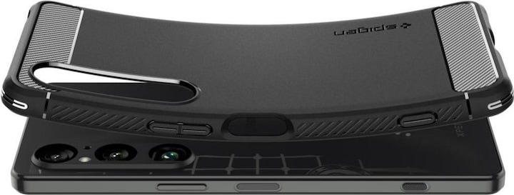Actual product image Spigen Rugged Armor Xperia 1 VI Case Matte Black (Sony Xperia 1 VI)