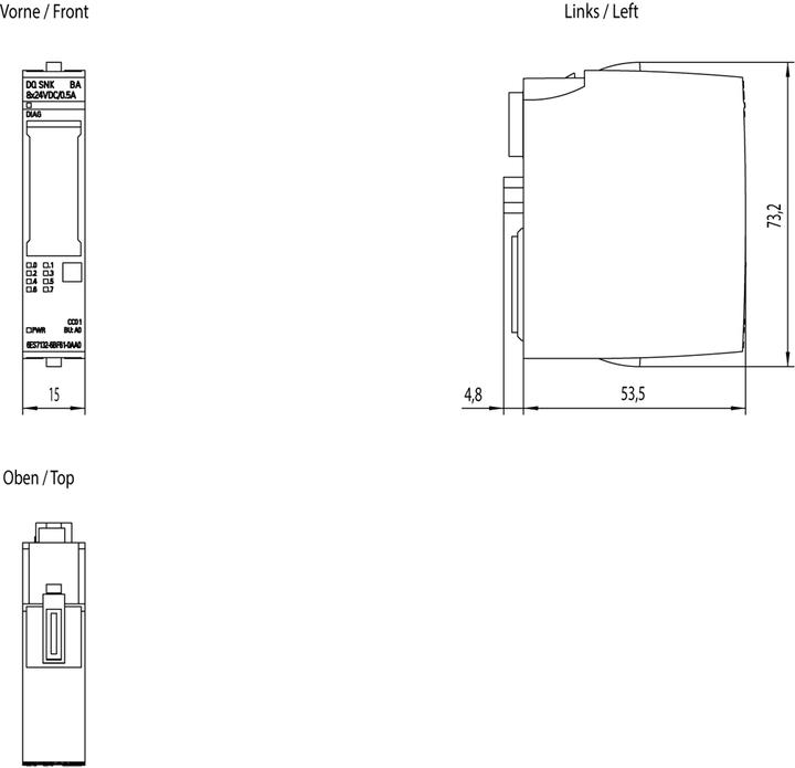 Actual product image Siemens 6ES7132-6BF61-0AA0