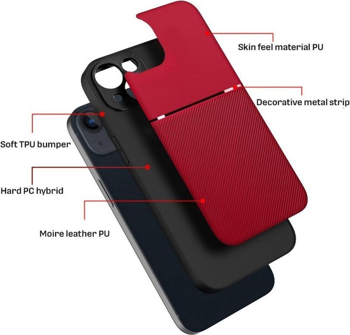 Immagine prodotto OEM Other NOBLE Case for IPHONE 16 Plus red (Apple iPhone 16 Plus)