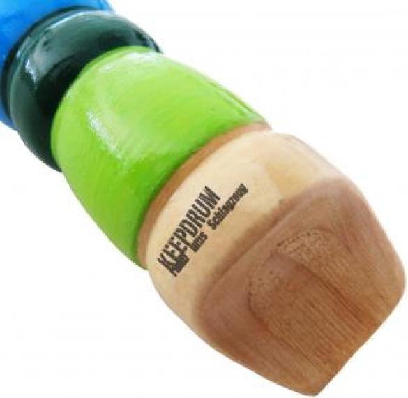 Actual product image keepdrum KFL1GR Wooden Flute for Children Green