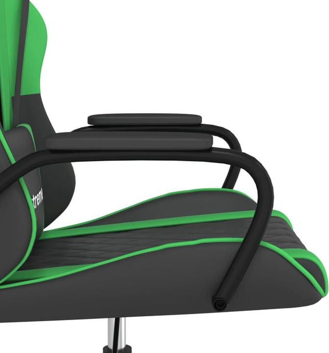 Image du produit vidaXL Gaming-Stuhl mit Massagefunktion Schwarz und Grün