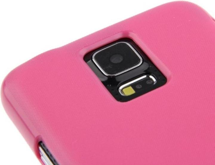 Produktbild König Design Handyhülle Tasche für Samsung Galaxy S5 / S5 Neo rosa gebürstet (Samsung Galaxy S5, Samsung Galaxy S5 Neo)