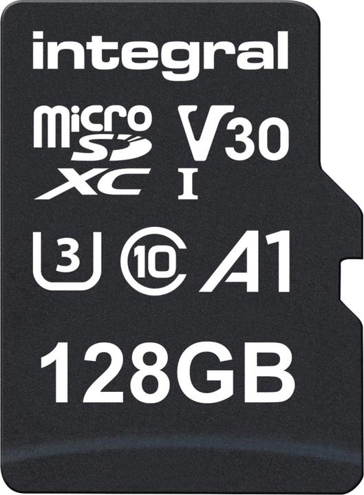 Actual product image 128GB PREMIUM HIGH SPEED MICROSDHC/XC V30 UHS-I U3 (128 GB, microSDXC, U3, UHS-I)