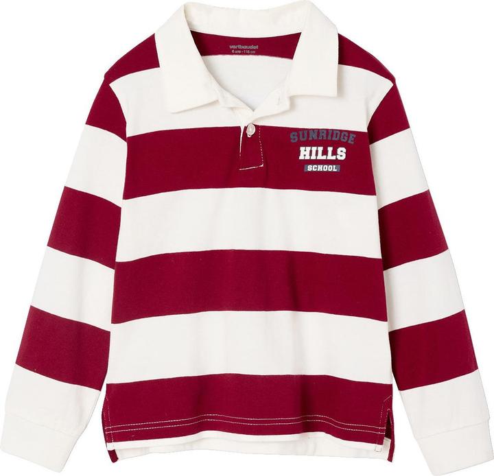 Actual product image Vertbaudet Jungen Poloshirt mit Webstreifen (116)