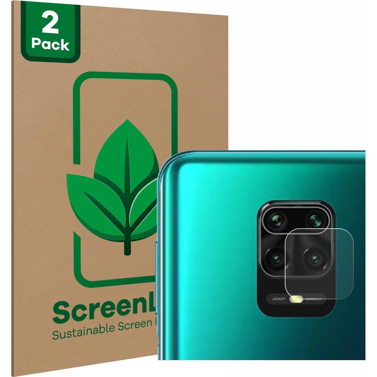 ScreenLeaf Schutzfolie nachhaltiger Displayschutz Displayschutzfolie Folie Klar Transparent (2 Stück, Xiaomi Redmi Note ...