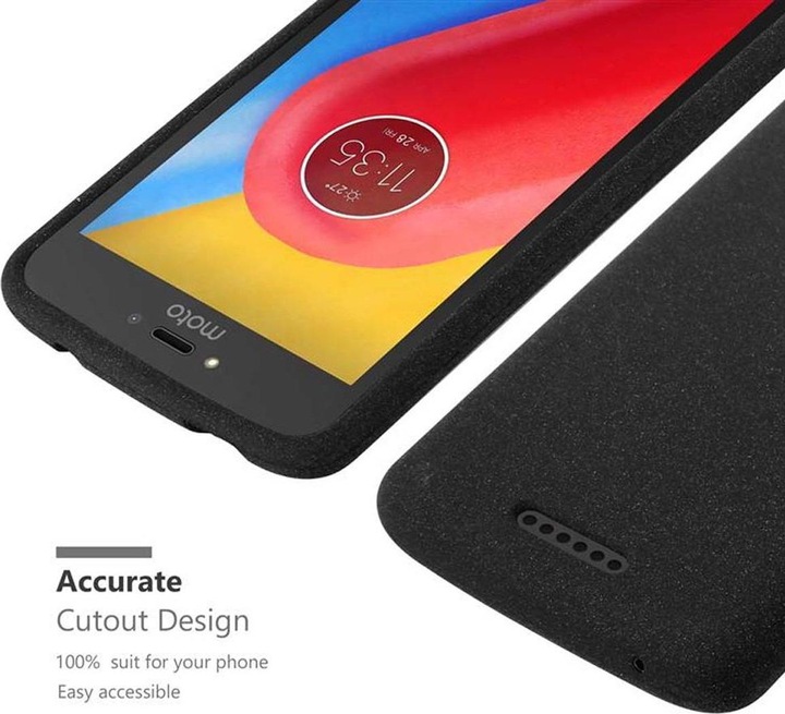 Actual product image Cadorabo TPU Frosted Cover (Motorola Moto C)
