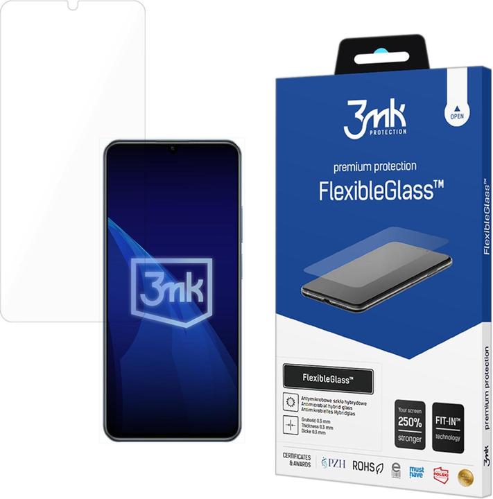 Actual product image 3MK Hybrid glass FlexibleGlass on Realme C65s (Realme C65)