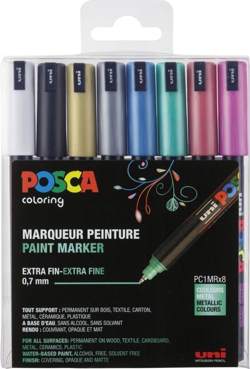Produktbild Posca Marker PC-1MR Rundspitze (8x)