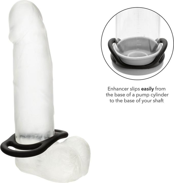 Produktbild CalExotics Alpha™ Liquid Silicone Commander Ring - Black (3.18 cm)