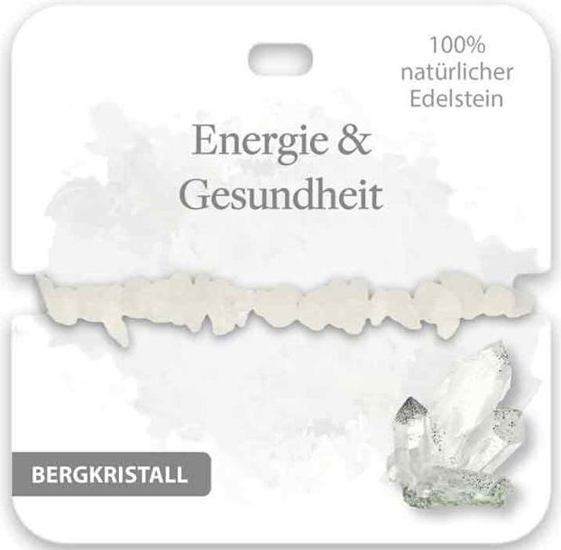Immagine prodotto BB Klostermannn Armband Edelstein Bergkristall (Cristallo di rocca)
