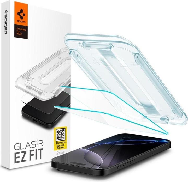 Spigen Glas (2 Piece, Apple iPhone 16 Pro)