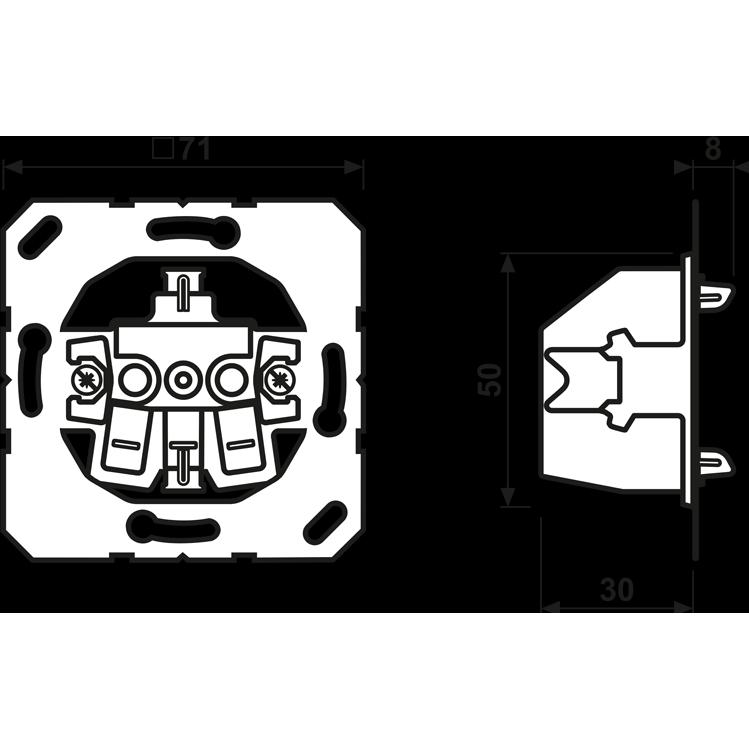 Thumbnail - JUNG, Steckdose, Sockel