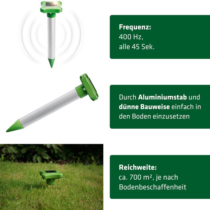 Produktbild Gardigo Solar Maulwurf-Abwehr