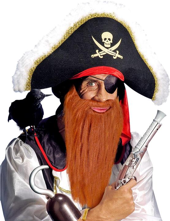 Image du produit Widmann Barbe Longue Avec Moustache : Pour les nains, les motards ou les pirates
