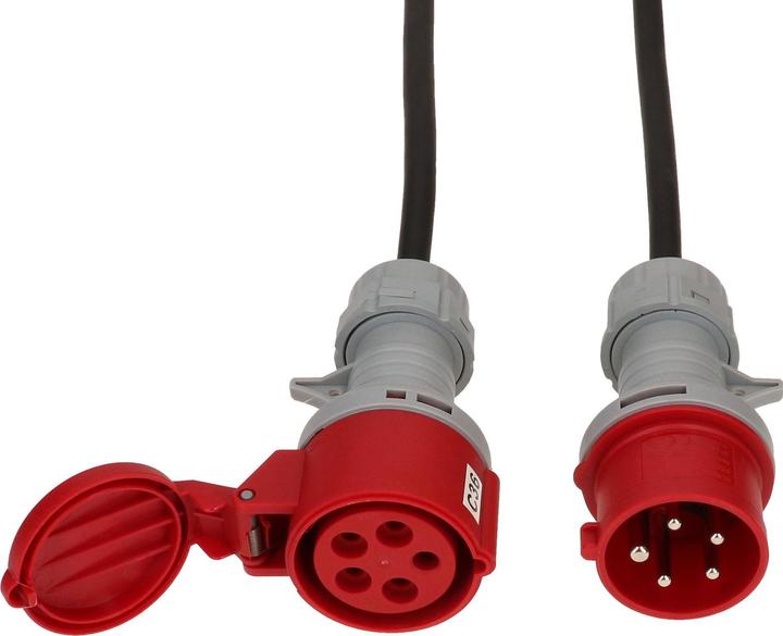 Actual product image Max Hauri CEE extension H07RN-F IP44 5-pole (10 m, CEE 16/5)