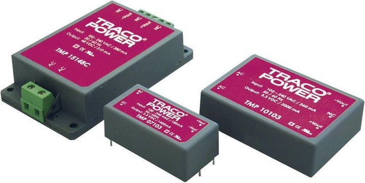 Actual product image TracoPower AC/DC built-in power supply unit