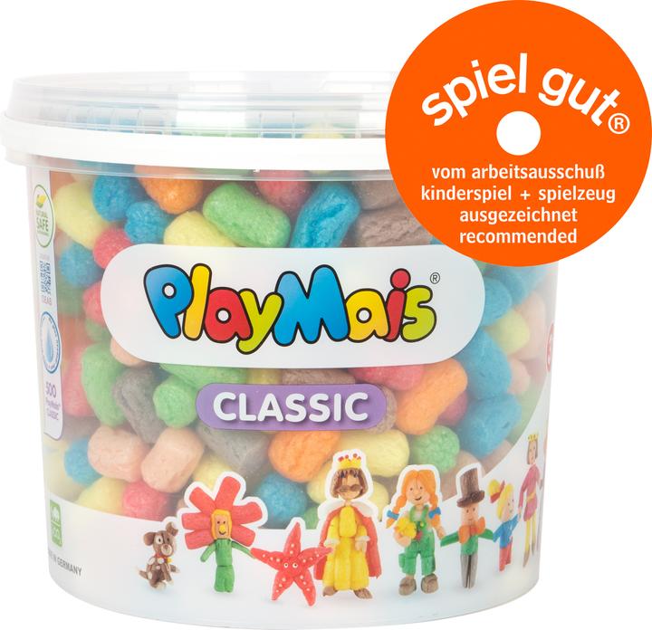 Actual product image PlayMais Play Corn Basic bucket 5 liters (500 pieces)