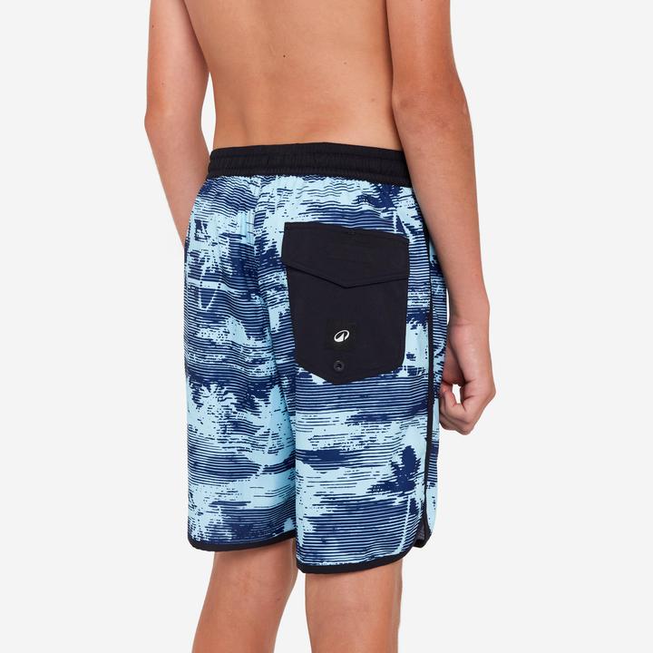 Immagine prodotto Olaian Boardshorts Surfen Jungen 500 View blau