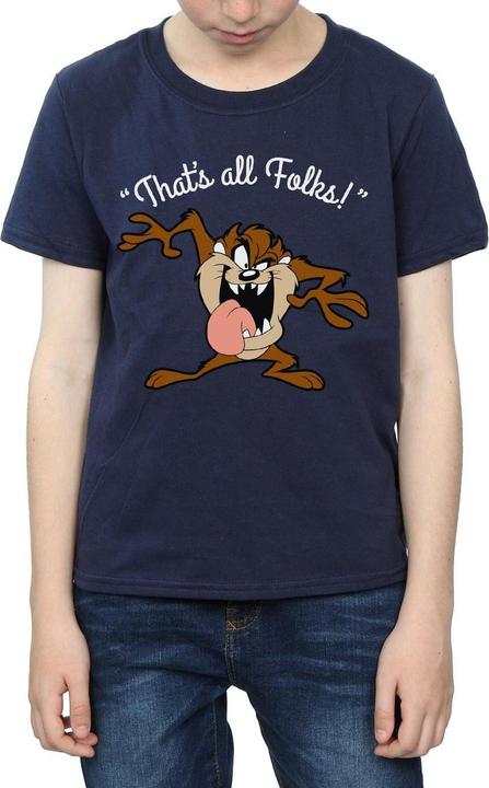 Image du produit Looney Tunes - T-shirt TAZ THAT'S ALL FOLKS - Garçon (128)