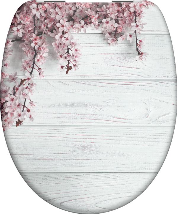 Schütte Abattant WC Duroplast Siège WC FLOWERS&WOOD Abaissement automatique 82197 Floral
