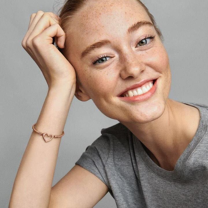 Immagine prodotto Pandora Momenti Cuore (18 cm, Argento 925 con placcatura in oro rosa)