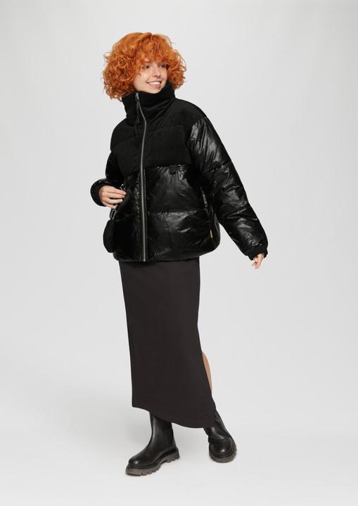 Actual product image S.Oliver Outdoor-Jacke Steppjacke im Fabricmix mit abnehmbarer Tasche (XXL)