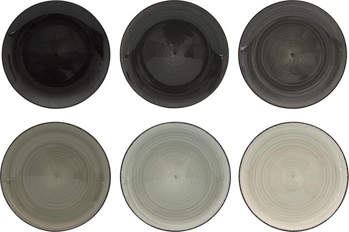 Tavola Teller flach 19cm farb. Sort