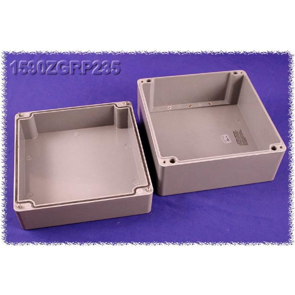 Hammond 1590ZGRP235 Universal-Gehäuse (Gehäuse), Elektronikzubehör + Gehäuse, Grau