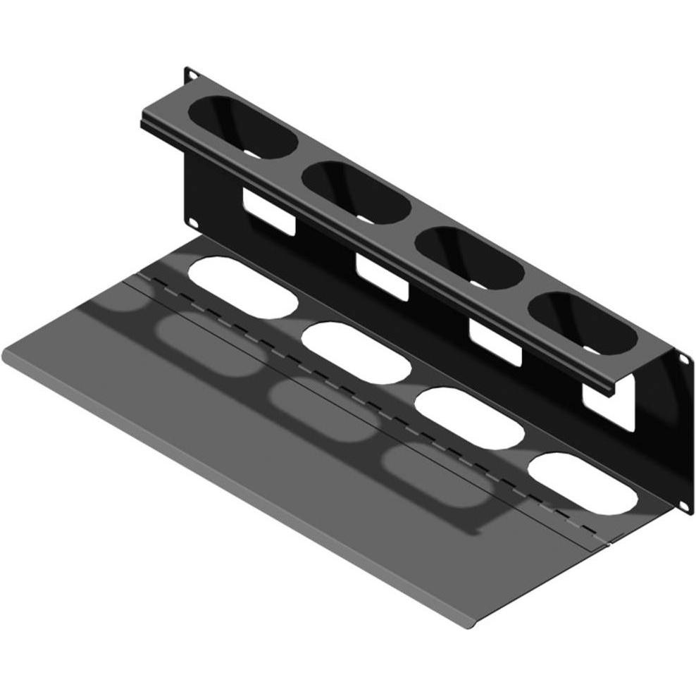 Hammond Kabelführung schwenkbar (B x H (Diverse), Elektronikzubehör + Gehäuse, Schwarz