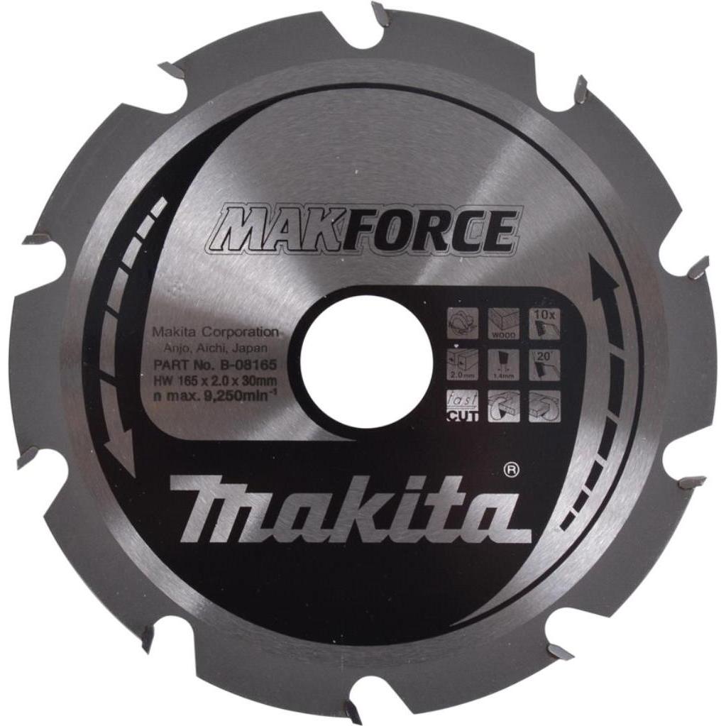 Makita, Sägeblatt, PIŁA TARCZOWA 165x30x10z MAKFORCE DREWNO >>>B-32116