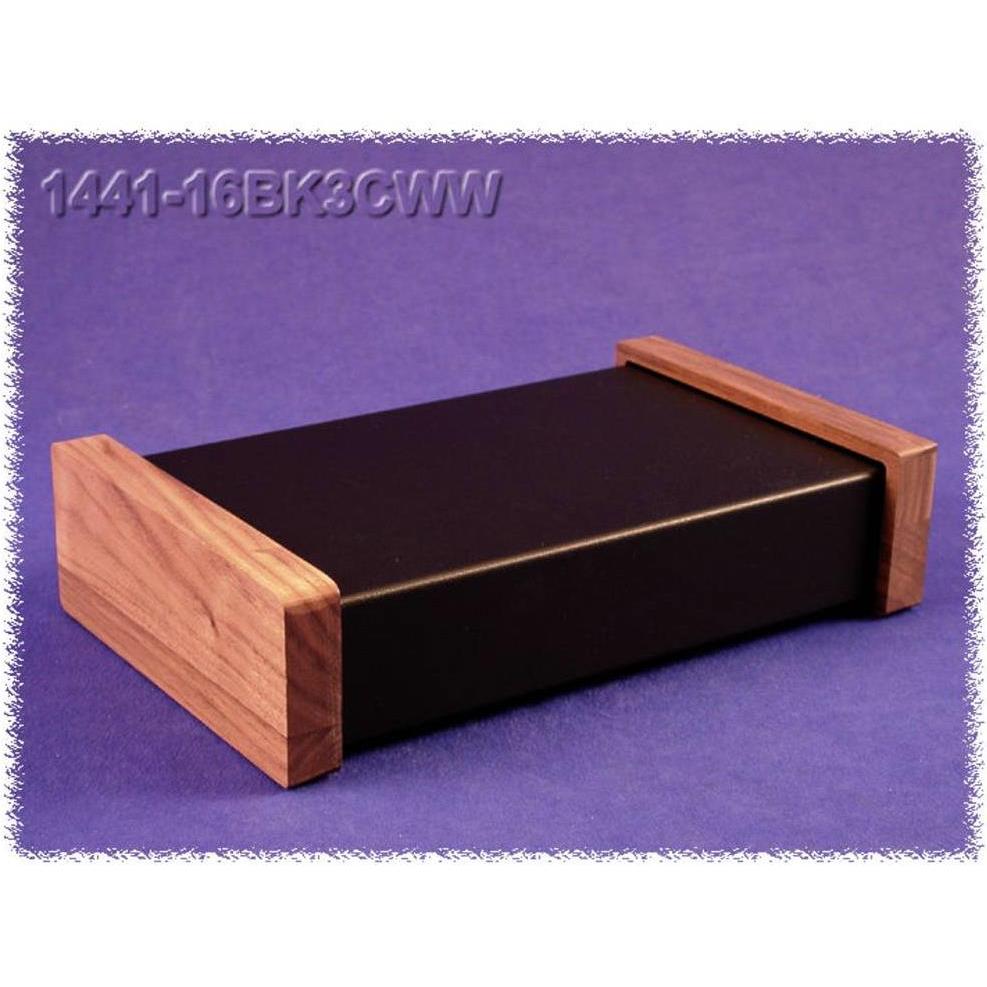 Hammond 1441-16BK3CWW Universal-Gehäus (Gehäuse), Elektronikzubehör + Gehäuse, Schwarz