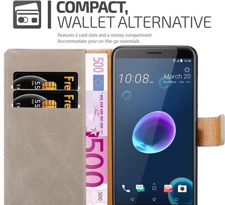 Actual product image Cadorabo Book Luxury Cover (HTC Desire 12)