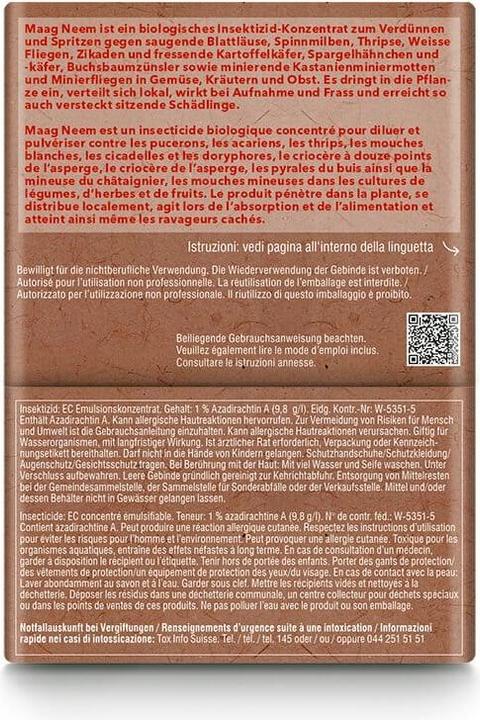 Produktbild Maag Neem (Thripse, Spinnmilben, Buchsbaumzünsler, Weissen Fliegen, Blattläuse)