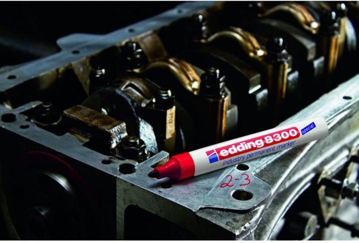 Image du produit Edding Marqueur permanent 8300 (Rouge, 3 mm, 1 x)